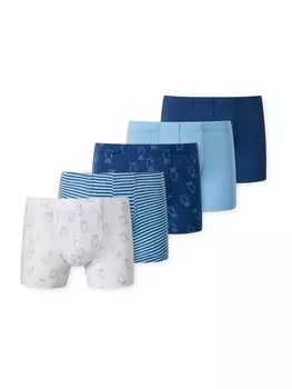 Трусы Schiesser 95/5 Organic Cotton, синий/белый