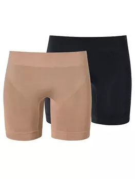 Трусы SCHIESSER Boyshorts, цвет brown/black