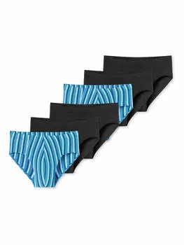 Трусы Schiesser, цвет schwarz/blau