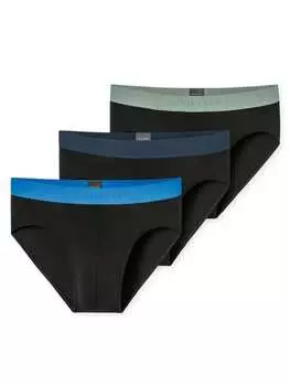 Трусы Schiesser, цвет schwarz/blau/trkis