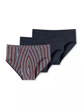 Трусы Schiesser, цвет schwarz/rot