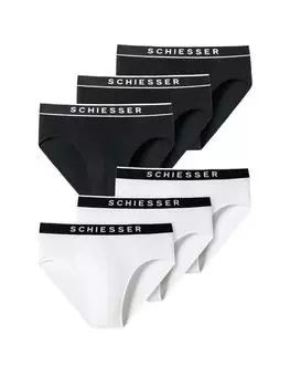 Трусы Schiesser, цвет schwarz/weiss