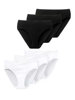 Трусы Schiesser, цвет schwarz/weiss