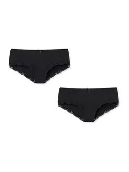 Трусы Schiesser Hipster Pure Cotton, черный