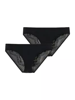 Трусы Schiesser Invisible Lace, черный