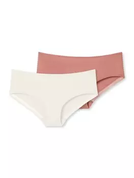 Трусы Schiesser Panty Cotton Lace, цвет terracotta, beige