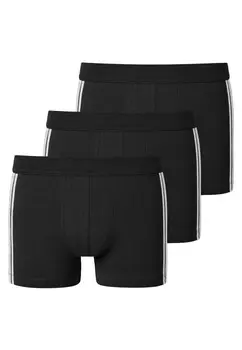 Трусы Schiesser Retro Short/Pant 95/5 Stretch Organic Cotton, черный