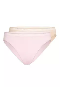 Трусы Schiesser Rio Cotton Lace, цвет Rosa/Beige
