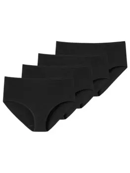 Трусы Schiesser Slip 4er Pack, черный