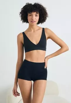 Трусы SEAMLESS MIDI Lindex, черный