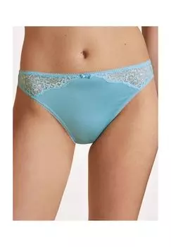 Трусы Sensual Secrets, с декоративным бантом, цветочные, женские CALIDA, цвет Blue Topaz