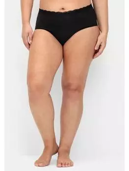 Трусы sheego, цвет schwarz+schwarz