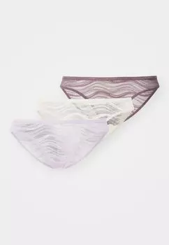 Трусы SHEER 3 PACK Calvin Klein Underwear, темно-серый