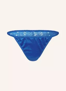 Трусы шиповник из атласа Love Stories, синий