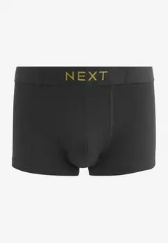 Трусы Signature Comfort 4 Pack Next, черный текстурированный пояс в стиле поп