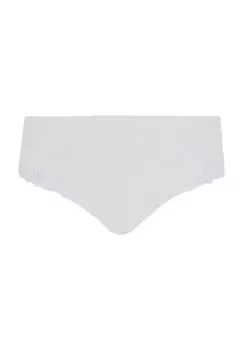 Трусы Сина, вышивка, стрейч, однотонные, женские DesireE, белый