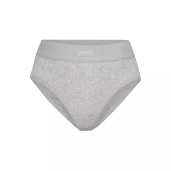 Трусы SKIMS Cotton Rib, цвет Light Heather Grey