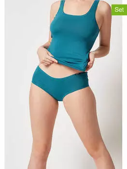 Трусы Skiny, цвет trkis/rot