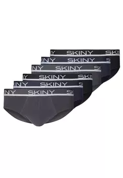 Трусы Skiny/Unterhose Cotton, цвет Grau/Blau