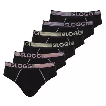 Трусы Sloggi Boxershort 6er Pack, черный
