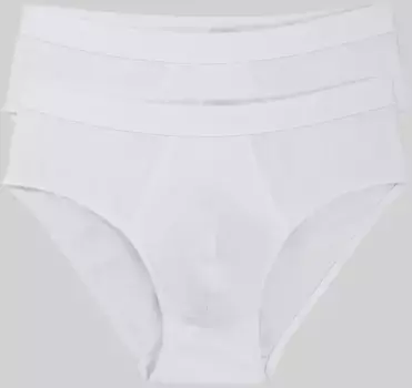 Трусы sloggi миди "мужские 24/7 Midi 2P" (упаковка, 2 шт.), мужские трусы, трусы, хлопок стрейч, белый