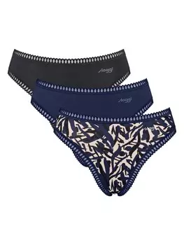 Трусы Sloggi Slip 3er Pack, синий