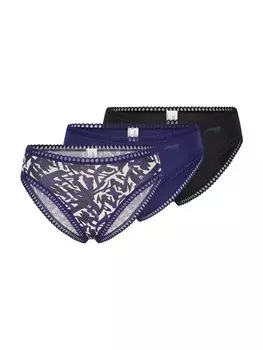 Трусы Sloggi Slip GO Crush, цвет schwarz/blau