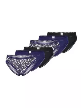 Трусы Sloggi Slip GO Crush, цвет schwarz/blau