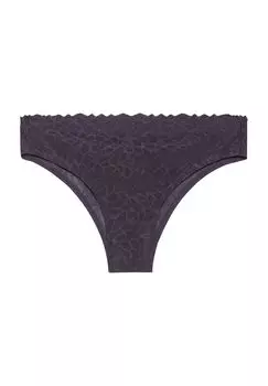 Трусы Sloggi Zero Feel Lace 2.0, однотонные, женские sloggi, цвет Blueberry