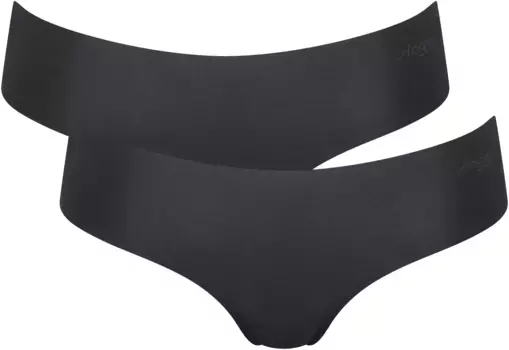 Трусы sloggi "ZERO Microfibre 2.0 Hipster 2P" (2 шт. в упаковке), бесшовные и невидимые, черный