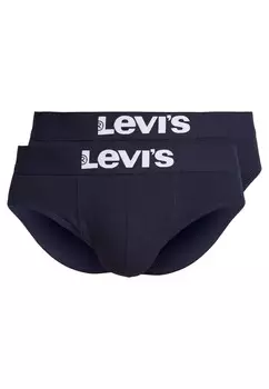 Трусы SOLID BASIC BRIEF 2 PACK Levi's®, темно-синий