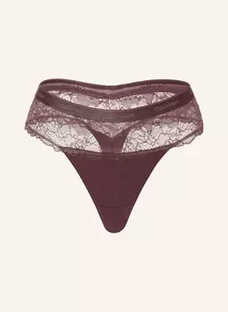 Трусы современное кружево Calvin Klein, фиолетовый
