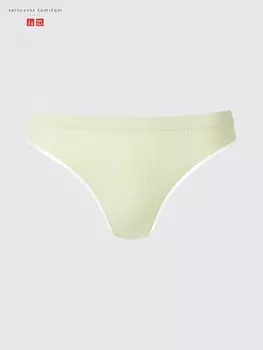 Трусы средней посадки Uniqlo, зеленый