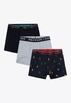 Трусы STRETCH BRIEF 3 PACK Polo Ralph Lauren, черный/серый