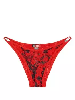 Трусы-стринги Diesel x Savage Fishnet-String, красный