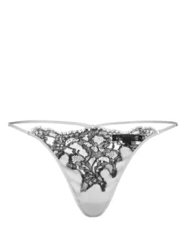 Трусы-стринги Giselle с кружевом Kiki de Montparnasse, серый