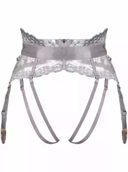 Трусы-стринги с кружевом Bordelle, фиолетовый