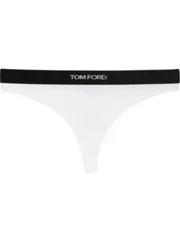 Трусы-стринги с логотипом TOM FORD, белый