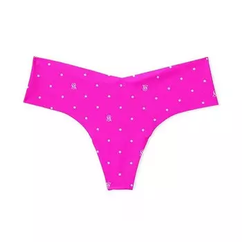 Трусы-стринги Victoria's Secret No-Show Smooth, ярко-розовый