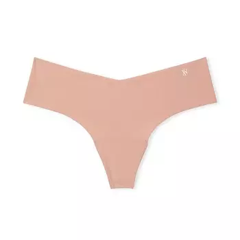 Трусы-стринги Victoria's Secret No-Show Smooth, розово-бежевый