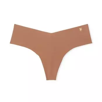 Трусы-стринги Victoria's Secret No-Show Smooth, темно-бежевый
