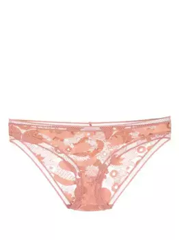 Трусы-стринги Voile с кружевной вышивкой ERES, нейтральный
