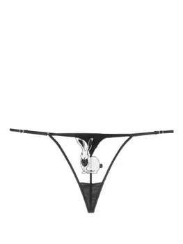 Трусы-стринги Year of the Rabbit Fleur Du Mal, черный