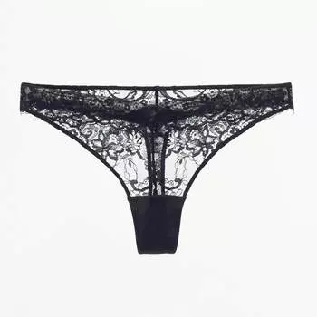 Трусы-стринги Zara Lace, черный