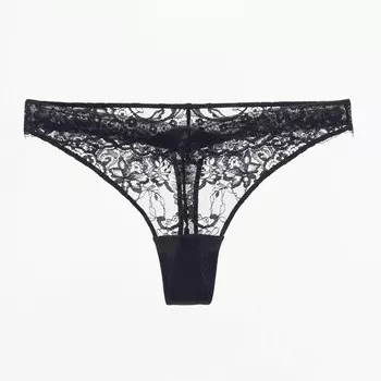 Трусы-стринги Zara Lace, черный