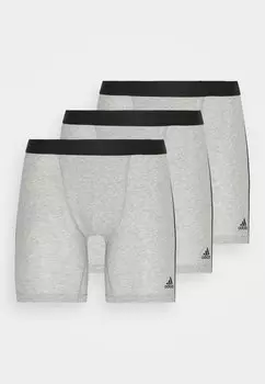 Трусы STRIPES BOXER BRIEF 3 PACK adidas Sportswear, светло-серый