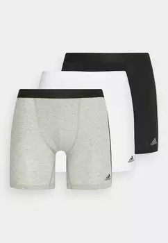 Трусы Stripes Boxer Brief 3 Pack adidas Sportswear, белый
