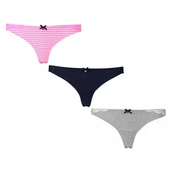 Трусы Superdry Ellie Lace Brazilian, серый