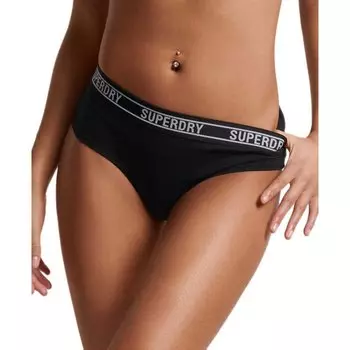 Трусы Superdry Multi Logo Hipster NH, черный