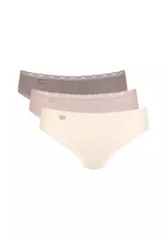 Трусы Tai, набор из 3 шт., выходные 24/7 sloggi, цвет Skin Dark Combination